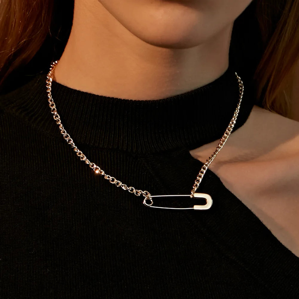korean ins minimalism geometry necklace