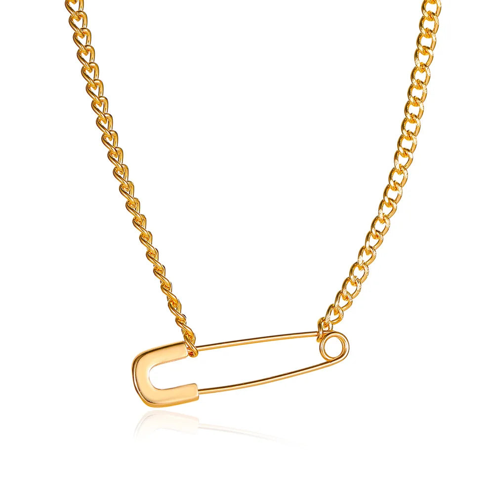 korean ins minimalism geometry necklace