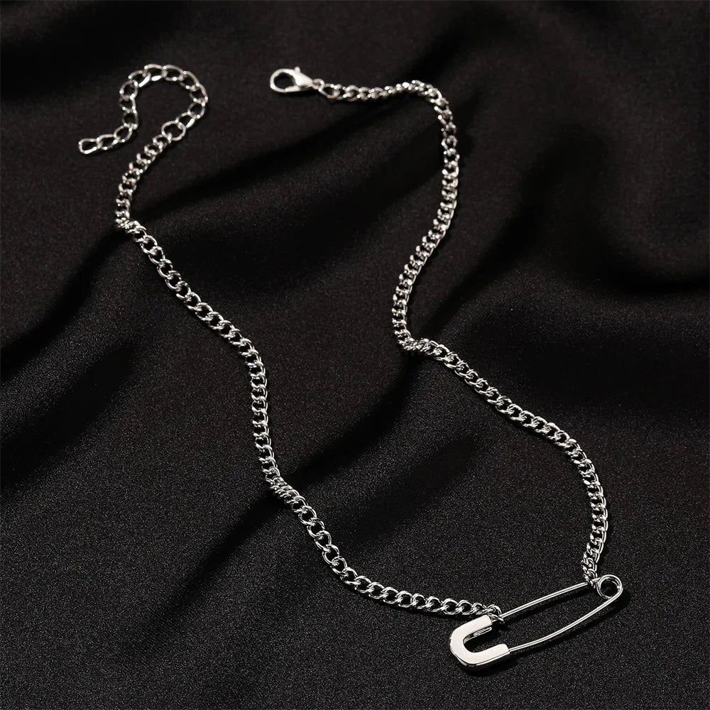 korean ins minimalism geometry necklace