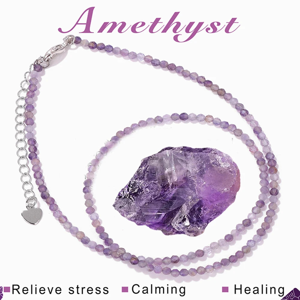 natural stones stress relief anxiety stres necklace