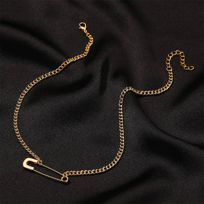 Korean INS Minimalism Geometry Necklace